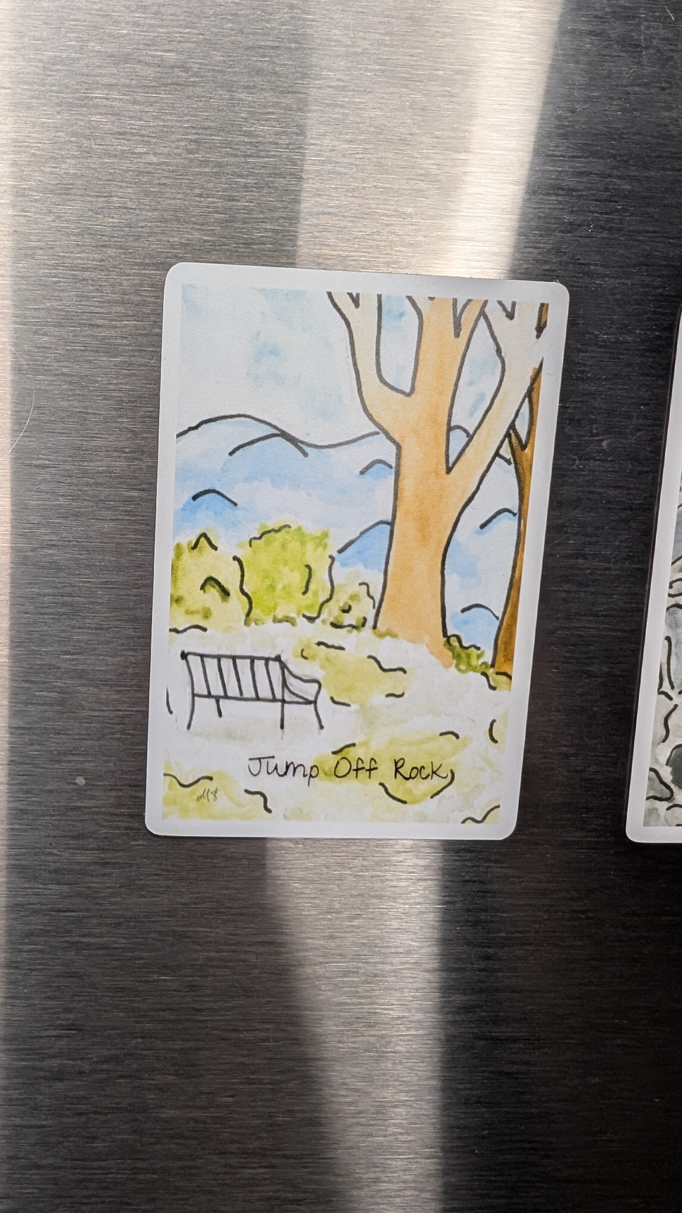 Jump Off Rock Magnet