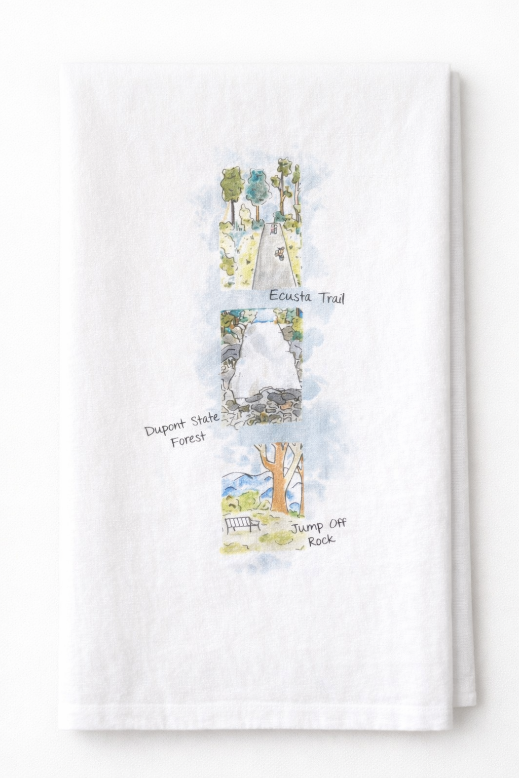 Favorite Spots Tea Towel